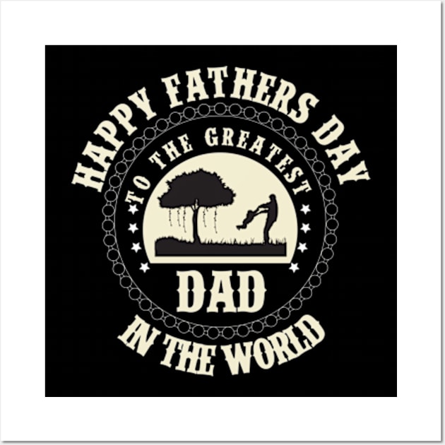 Greatest Dad Wall Art by Verboten